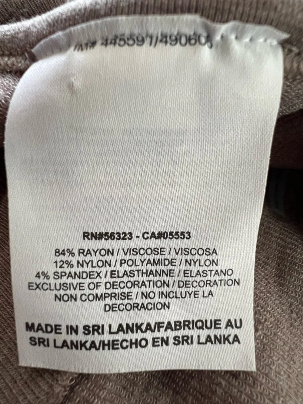 Nike Women's Racerback Sports Top Light Brown/white Inner Bra Size L